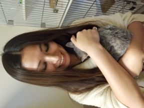 Wife Wife with our cat